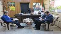 دیدار مدیر عامل شرکت گاز استان سمنان با دکتر شادنوش رئیس دانشگاه علوم پزشکی استان سمنان
