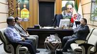 دیدار دکتر فراهانی معاون فرهنگی دانشجویی وزارت بهداشت با رئیس دانشگاه علوم پزشکی استان سمنان 