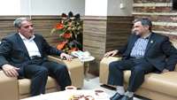ديدار مدير عامل بانك ملت استان سمنان با دكتر شادنوش رئيس دانشگاه