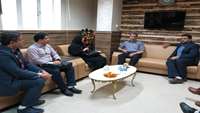 نشست مدیران مالی بیمارستانها و شبکه بهداشت درمان دانشگاه با دکتر شادنوش رئیس دانشگاه