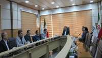 دیدار سرپرست امور شعب بانک ملی استان سمنان با دکتر شادنوش رئیس دانشگاه.