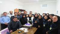 بزرگداشت روز روابط عمومی در بیمارستان 15 خرداد مهدیشهر