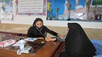 آغاز برنامه های بزرگداشت هفته دفاع مقدس در بیمارستان 15 خرداد مهدیشهر