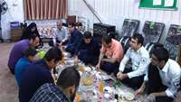 حضور معاون درمان و مدیر حوادث و فوریت های پزشکی دانشگاه در ضیافت افطاری پایگاه اورژانس پیش بیمارستانی جاده ای لاسجرد