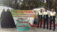  برپایی ایستگاه سلامت در پارک ۱۷ شهریور و مصلای نمازجمعه سمنان