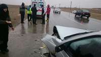 حال عمومی هشت مصدوم حادثه بر خورد خودرو سواری با آمبولانس مطلوب گزارش شده است