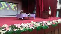 پخش مستند قائم مقام در سالن زکریا رازی دانشکده دندان‌پزشکی.