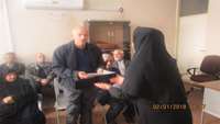 تقدیر از مربی سالمند و داوطلب سلامت در ورزش صبحگاهی مرکز خدمات جامع سلامت تدین. 