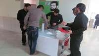 بر پایی ایستگاه صلواتی به مناسبت ماه محرم 