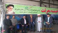 بازدید بازرس سازمان اوقاف و امورخیریه کشور از غرفه سلامت مستقردر امامزاده علی بن جعفر (ع) سمنان