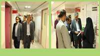 بازدید رئیس دانشگاه علوم پزشکی استان سمنان از مرکز آموزشی، پژوهشی و درمانی امیرالمومنین(ع)