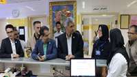 بازدید رئیس دانشگاه علوم پزشکی استان سمنان از بیمارستان ولایت دامغان