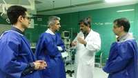 بازدید رئیس دانشگاه علوم پزشکی استان سمنان از بخش قلب مرکز آموزشی، پژوهشی و درمانی کوثر