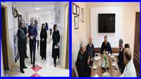 بازدید رئیس دانشگاه علوم پزشکی استان سمنان از بیمارستان سینا