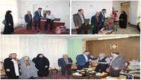 به مناسبت " روز جهانی سالمندان " از تعدادی از سالمندان شهرستان دامغان تجلیل شد