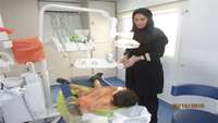 ارائه خدمات بهداشت دهان و دندان به اهالی منطقه کهنه دژ
