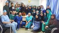 تبریک کارکنان و پزشکان اتاق عمل مرکز آموزشی، پژوهشی و درمانی کوثر به دکتر ستاره سلطانی