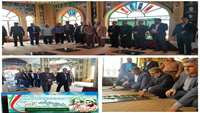 حضور سرپرست شبكه بهداشت و درمان شهرستان گرمسار در گلزار شهداء