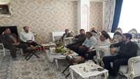 ديدار دکتر عرب آرادانی با جانباز و رزمنده دوران دفاع مقدس در گرمسار 