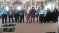 تجدید ميثاق با شهداء توسط پرسنل بيمارستان معتمدي گرمسار