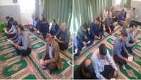 برگزاري مراسم زيارت عاشورا در بيمارستان معتمدي گرمسار