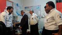 بازديد شبانه سرپرست شبكه بهداشت و درمان شهرستان گرمسار از پايگاه هاي اورژانس115 این شهرستان