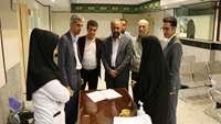 بازدید رئیس دانشگاه علوم پزشکی استان سمنان از بیمارستان معتمدی گرمسار
