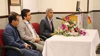 نشست صمیمی دکتر دانائی رئیس دانشگاه علوم پزشکی استان سمنان با پزشکان و کارکنان بیمارستان معتمدی گرمسار