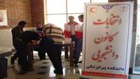 برگزاری انتخابات کانون دانشجوئی هلال احمر در دانشکده پیراپزشکی مستقر در سرخه