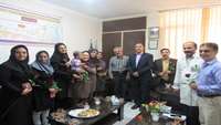 بزرگداشت روز کارمند در بیمارستان 15 خرداد مهدیشهر