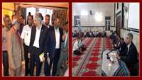 دیدار مردمی رئيس دانشگاه علوم پزشكي استان سمنان در مسجد جامع شهرستان گرمسار 
