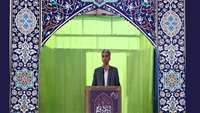 سخنرانی رئیس دانشگاه علوم پزشکی استان سمنان پیش از خطبه‌های نماز جمعه این هفته سمنان درخصوص بسیح ملی کنترل فشارخون بالا