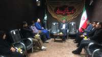 بازدید رئیس دانشگاه علوم پزشکی استان سمنان از موکب فرهنگی رسانه ای فجر سمنان