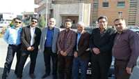 دیدار تعدادی از مسئولین بیمارستان معتمدی با رانندگان این بیمارستان