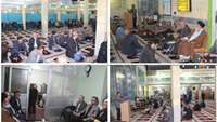 سخنرانی مدیر شبکه بهداشت و درمان شهرستان دامغان در مسجد امیرالمومنین(ع) شهرستان دامغان