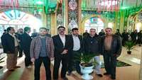 شرکت پرسنل بیمارستان معتمدی در گلباران مزار شهداء شهر گرمسار به مناسبت دهه مبارک فجر