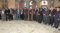 مراسم گلباران و غبار روبي گلزار شهداء در شهرستان سرخه برگزار شد.