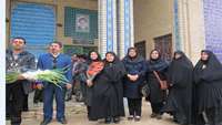 تجدید میثاق پرسنل مرکز آموزشی درمانی امیرالمومنین (ع)با آرمان های شهدا 