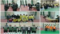 برگزاری مسابقات فوتسال جام فجر کارکنان دولت در شبکه بهداشت و درمان شهرستان دامغان
