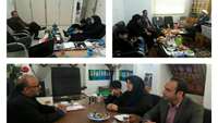 دیدار اسکندری مدیر شبکه بهداشت و درمان شهرستان سرخه با مدیران آن شهرستان