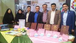 غرفه دانشکده بهداشت دامغان در هفته آموزش.