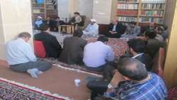 دیدار  مسئولین روابط عمومی شهرستان سمنان با امام جمعه