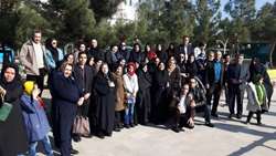 حضور کارکنان مرکز آموزشی پژوهشی درمانی امیرالمومنین (ع) در جوار بارگاه ملکوتی امام رضا (ع) 