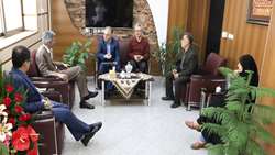 دیدار مدیرکل بیمه سلامت استان سمنان با سرپرست دانشگاه علوم پزشکی استان سمنان