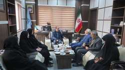 دیدار اعضای دفتر نمایندگی آستان قدس رضوی در سمنان با  معاون غذا ودارو دانشگاه