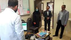 حضور مدير شبكه بهداشت و درمان شهرستان گرمسار در مركز خدمات جامع سلامت شهيد صفري 