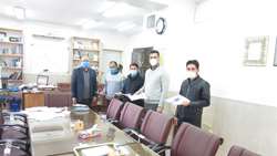 تقدیر از تیم مراقبتی شهید حاج قاسم  سلیمانی مرکز بهداشت شهرستان سمنان   