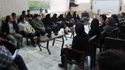 جلسه آموزشی پیشگیری و کنترل بیماری های حاد تنفسی (کروناویروس) در محیط کار در شهرستان دامغان برگزار شد
