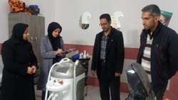 جلوگيري از فعاليت غير بهداشتي (ليزر) در يكي از آرايشگاههاي زنانه شهرستان مهديشهر 