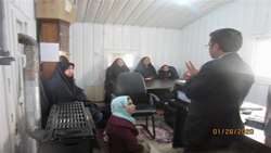 حضور کارشناسان مرکز بهداشت سمنان در مسکن مهر 